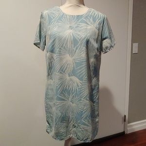 Lulu's leaf print mini dress